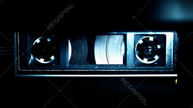 Audio Cassette Tape Playing