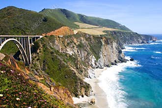 Bridge in Big Sur, California