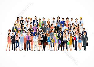 Large group of people