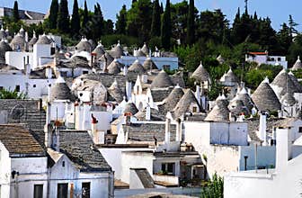 Trulli houses in Alberobello