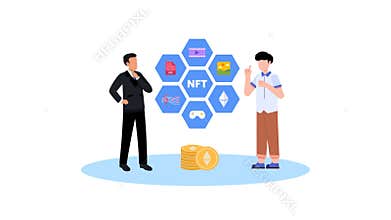 Boy Selling NFT Animated Video