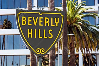 Beverly Hills sign in Los Angeles