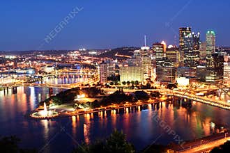 Pittsburgh by night
