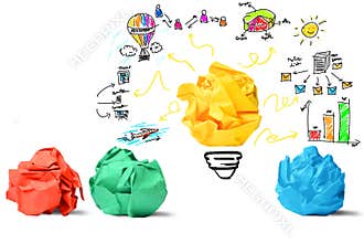 Idea and innovation concept