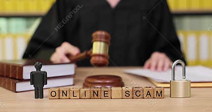 Understanding online scams through a courtroom perspective in a legal setting