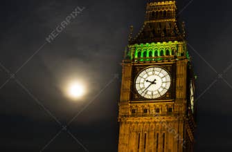 Big Ben at night