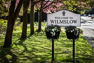 Sign board Wilmslow