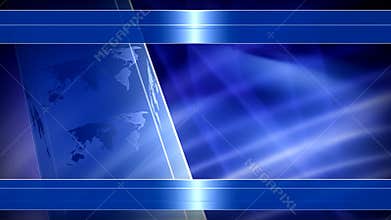 World in cube background