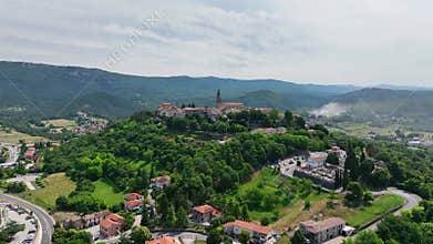 ancient hill town of Buzet on the Istrian peninsula, Croatia