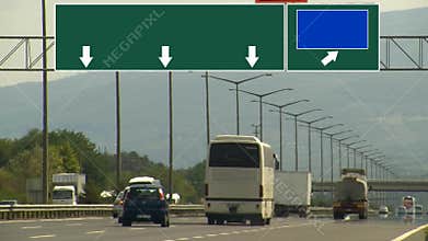 Highway aoutoban traffic timelapse