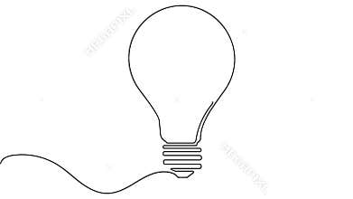 Animated globe and light bulb minimal energy loop