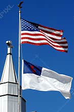 Cross and Christian Flag