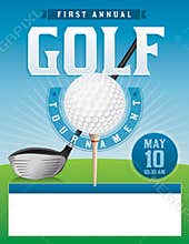 Golf Tournament Illustration