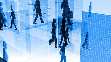 Data Code People Technology HD