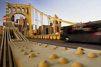 Andy Warhol Bridge Pittsburgh Bus