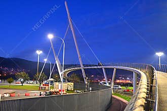 Pedestrian Bridge in Ferrol ,January 11, 2026