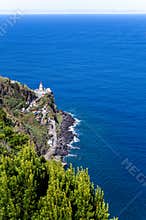 Lighthouse Farol da Ponta do Arnel, Nordeste, Island Sao Miguel, Azores, Portugal, Europe