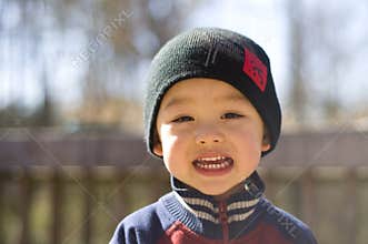Cute baby smile