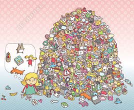 Find Objects Visual Game. Solution in hidden layer!