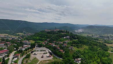 ancient hill town of Buzet on the Istrian peninsula, Croatia