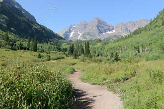 Maroon Bells, Rocky Mountains, Colorado