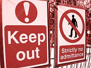 Keep Out Signs