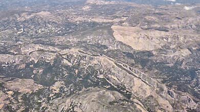 Stunning aerial views of mountains and deserts showcasing natures beauty