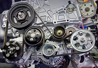 Engine close-up