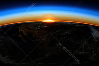 Sunrise of Earth