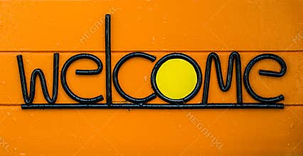 Welcome sign