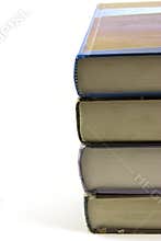 Old Books Stacked Up