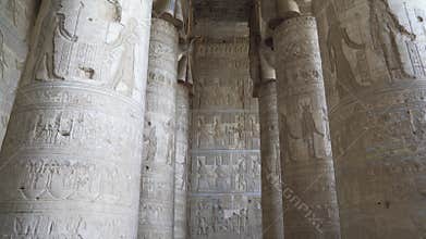 Explore Denderah Temple Columns in Qena Town Egypt Ancient Architecture