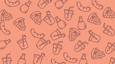 Food illustrations perfect for menu designs, food blog posts, restaurant promotions, and culinarythemed projects.