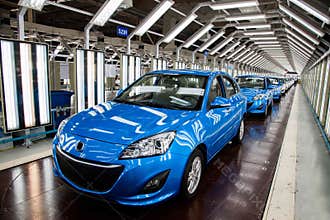 Changan Automobile Beijing Branch Changan car assembly line