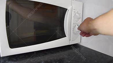 pizza in microwave oven