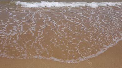 Beach with sea wave