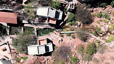Fiambalá hot springs nestled in rugged andean terrain