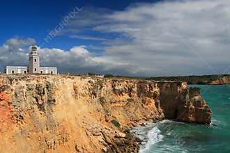 Los Morrillos Cliff in Cabo Rojo, Puerto Rico