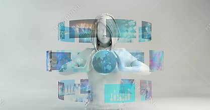 Mixed Reality Blending Physical and Virtual as Futuristic Interface