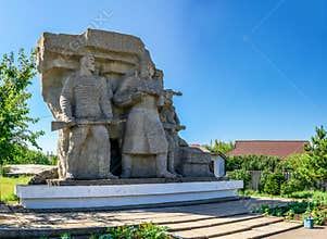 Catacombs memorial in Nerubayske, Ukraine