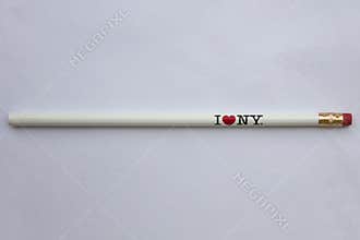 I love NY logo on a pencil