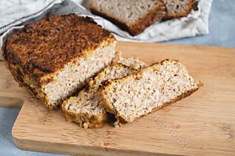 Homemade chicken and liver pate