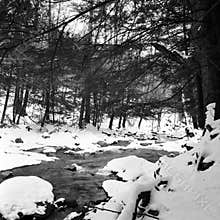 Big Hunting Creek Winter Snow