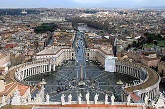 Saint Peter's Square. Rome. Italy.