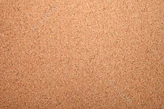 Cork Board Texture Natural Material Background - Empty Bulletin Board Surface with Tan Granular Pattern for Office Organization