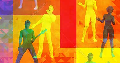 Music Band Class for Children Kids Colofrul Introduction Looping