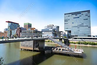 Media Harbour Dusseldorf, New Media Harbor, Duesseldorf, Germany