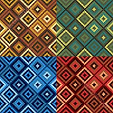Retro Diamond Quilt Pattern