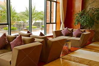 Sofa in hotel