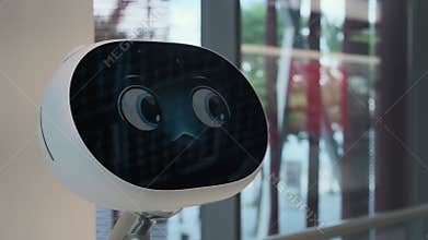 Friendly looking robot